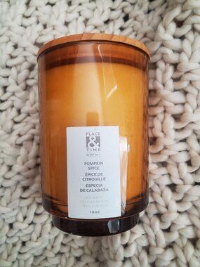 Time and Place pumpkin spice candle